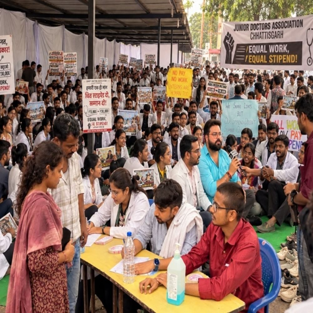 MBBS इंटर्न का स्टाइपेंड बढ़कर 25 हजार रुपए, 1 अक्टूबर से लागू; JDA का आंदोलन जारी
